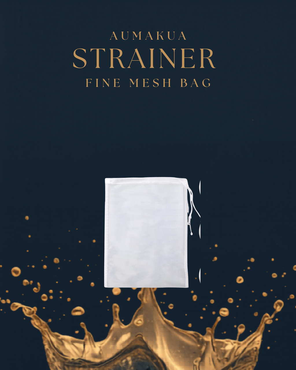 Aumakua Strainer Fine Mesh Bag
