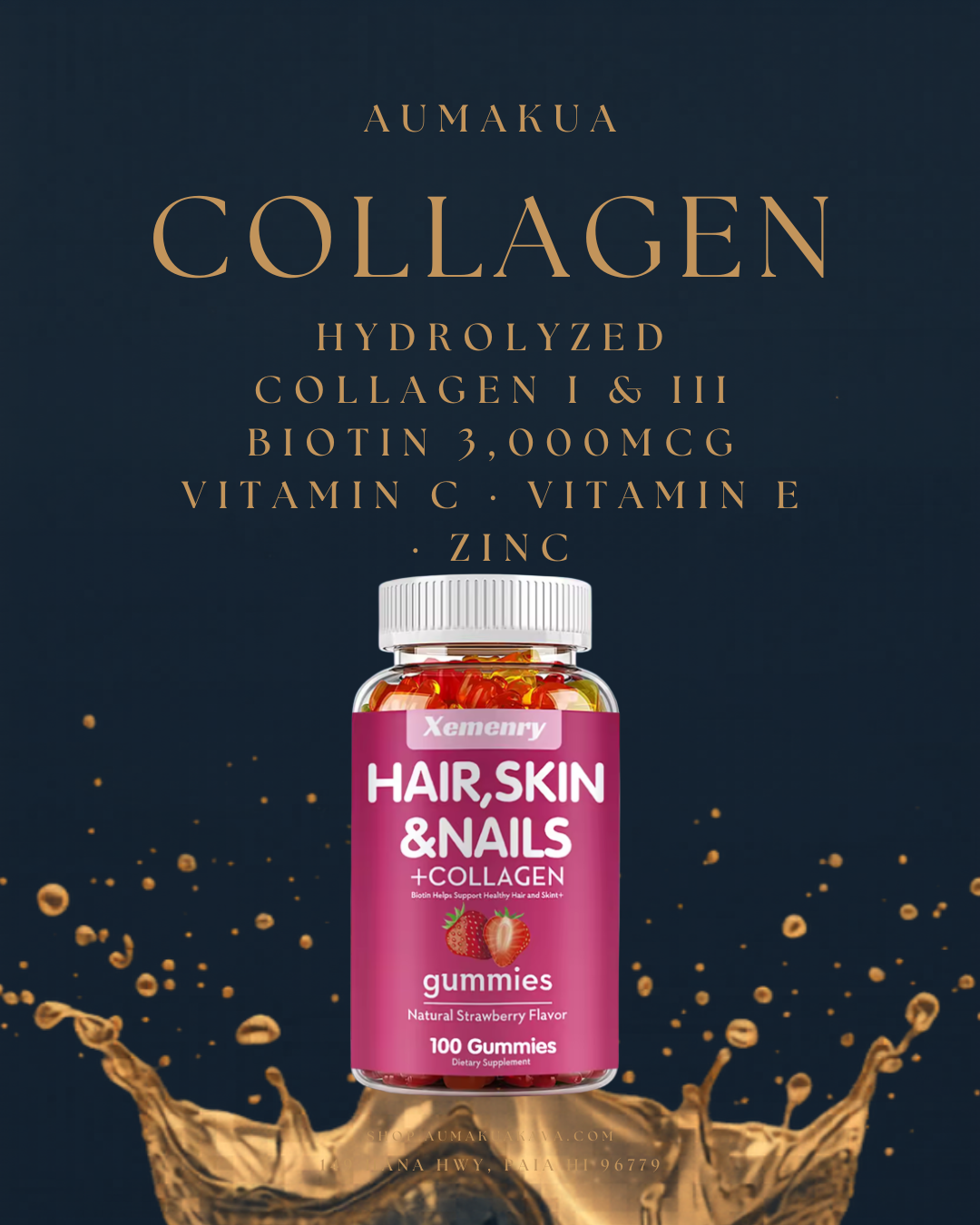 Collagen + Biotin Gummies Product Shot