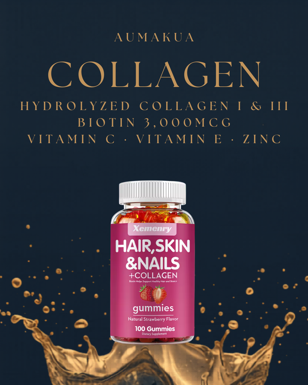 Collagen Gummies Clean Product Shot