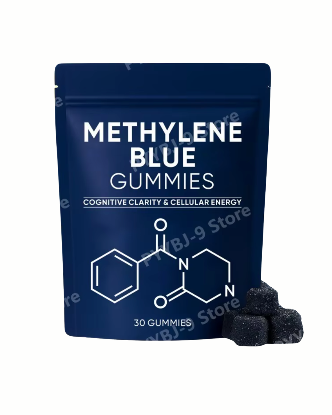 Methylene Blue Gummies · USP Pharmaceutical Grade · Cognitive & Mitochondrial Support