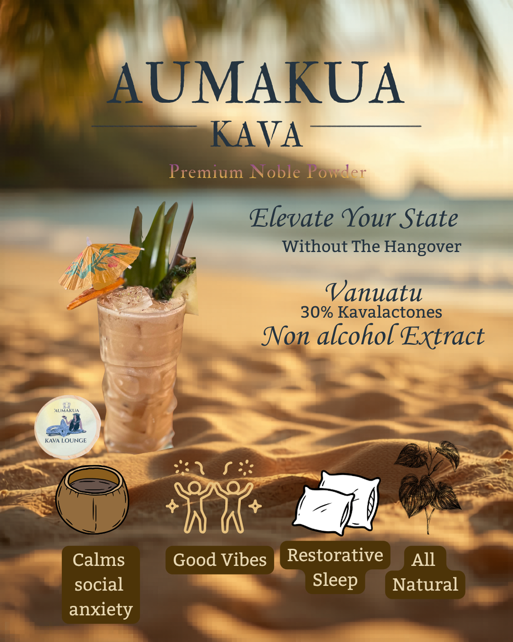 The Calm Stack — CO2 Kava Extract + Magnesium + Molecular Hydrogen