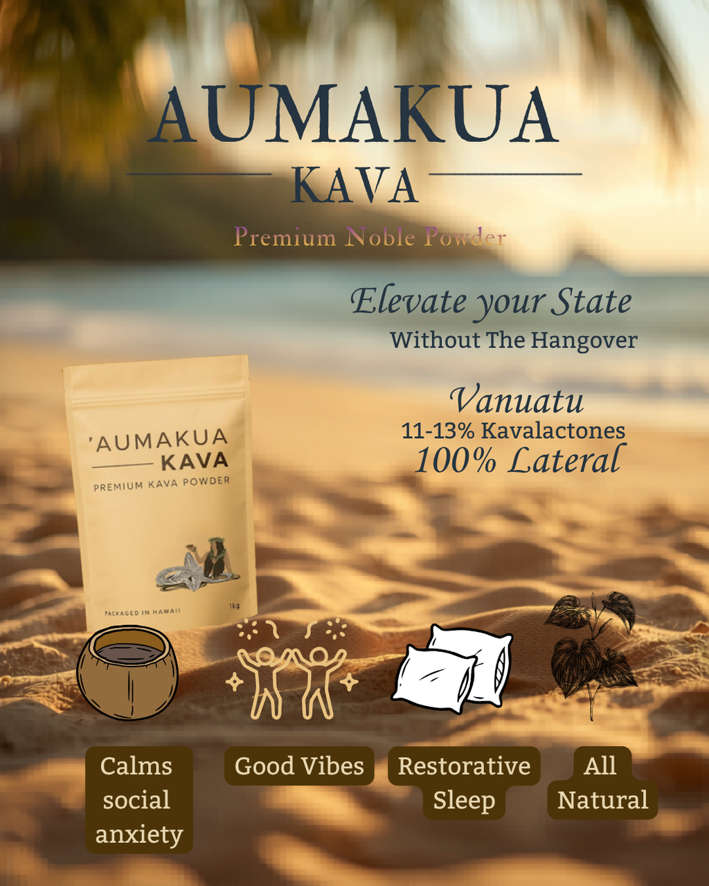 Aumakua Starter Ritual lifestyle on Maui beach
